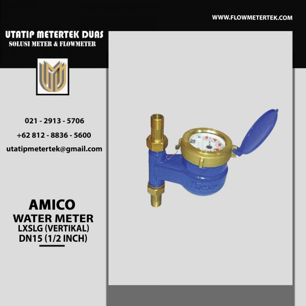 Amico Water Meter DN15 LXSLG (Vertikal)