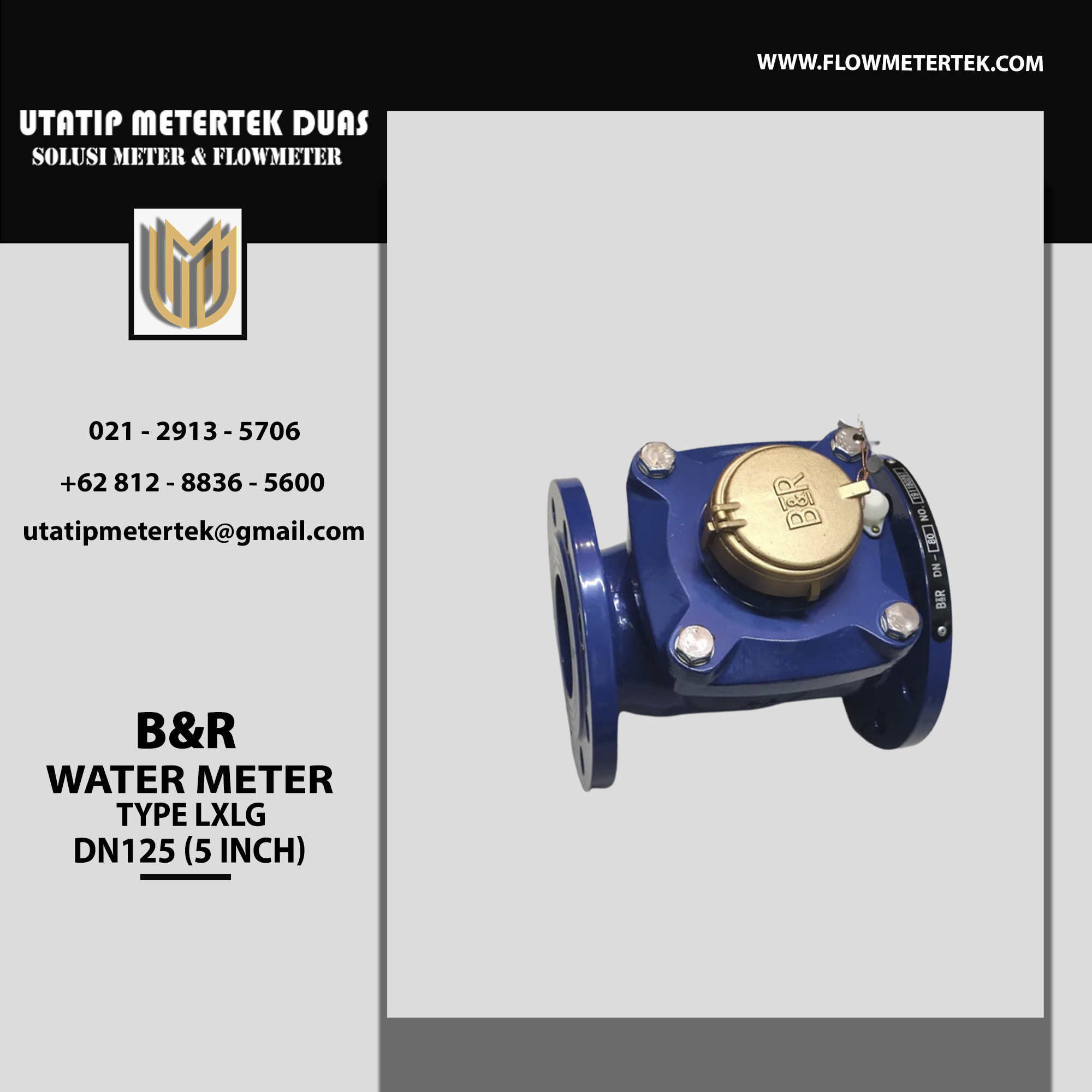 B&R Water Meter LXLG DN125 B&R Water Meter DN125 LXLG