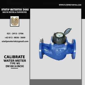 Calibrate Water Meter DN100 Type WS