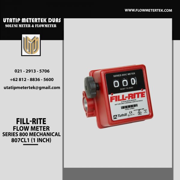Fill-Rite Flowmeter 807CL1 Mechanical
