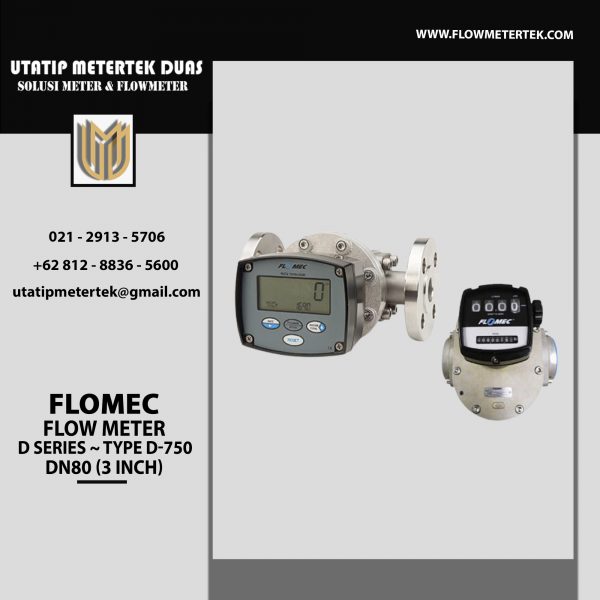 Flomec Flowmeter D-Series Type D-750