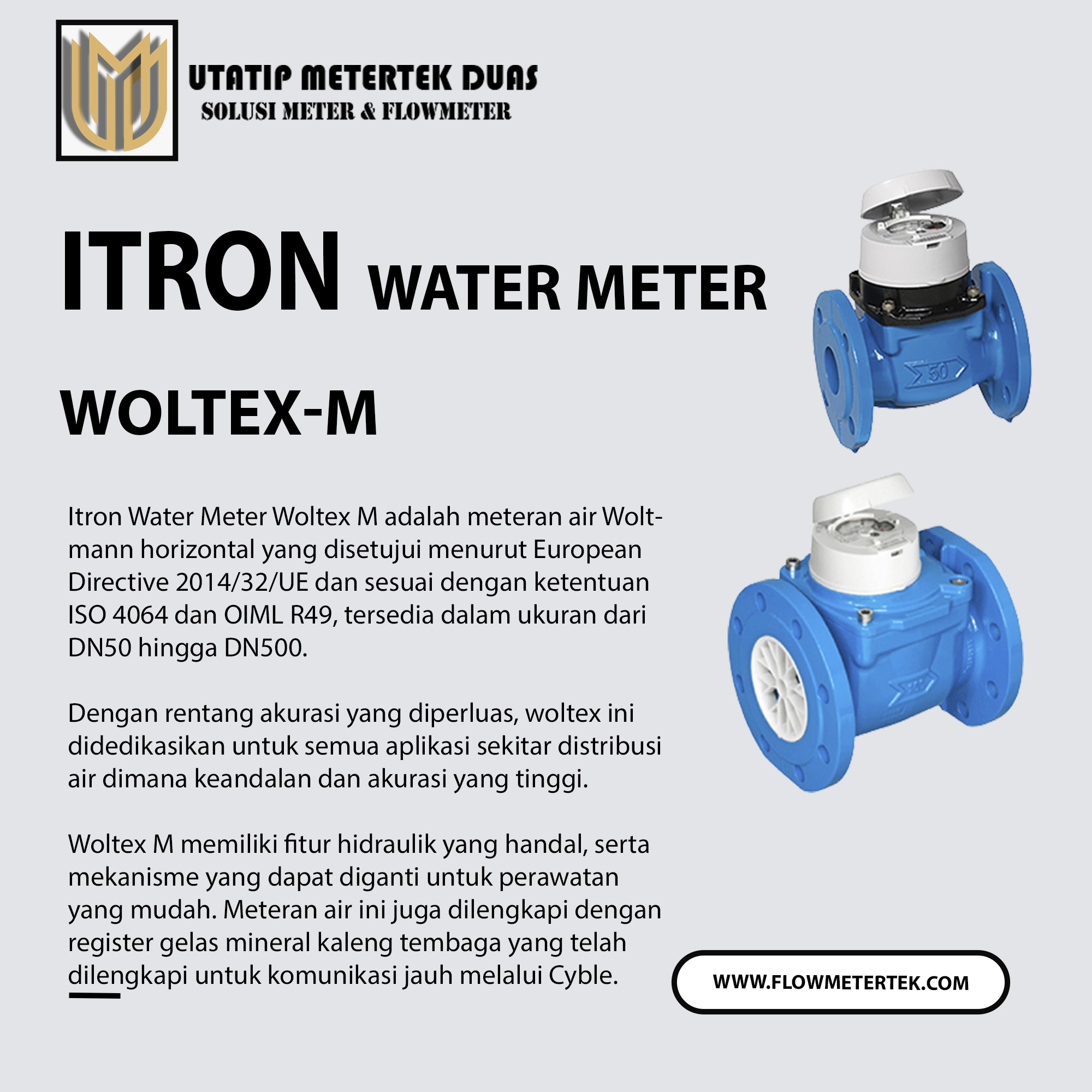 Itron Water Meter Woltex-M