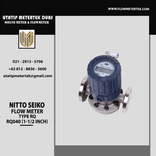 Nitto Seiko Flowmeter RQ040