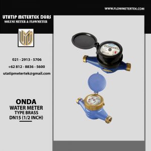 Onda Water Meter Brass DN15