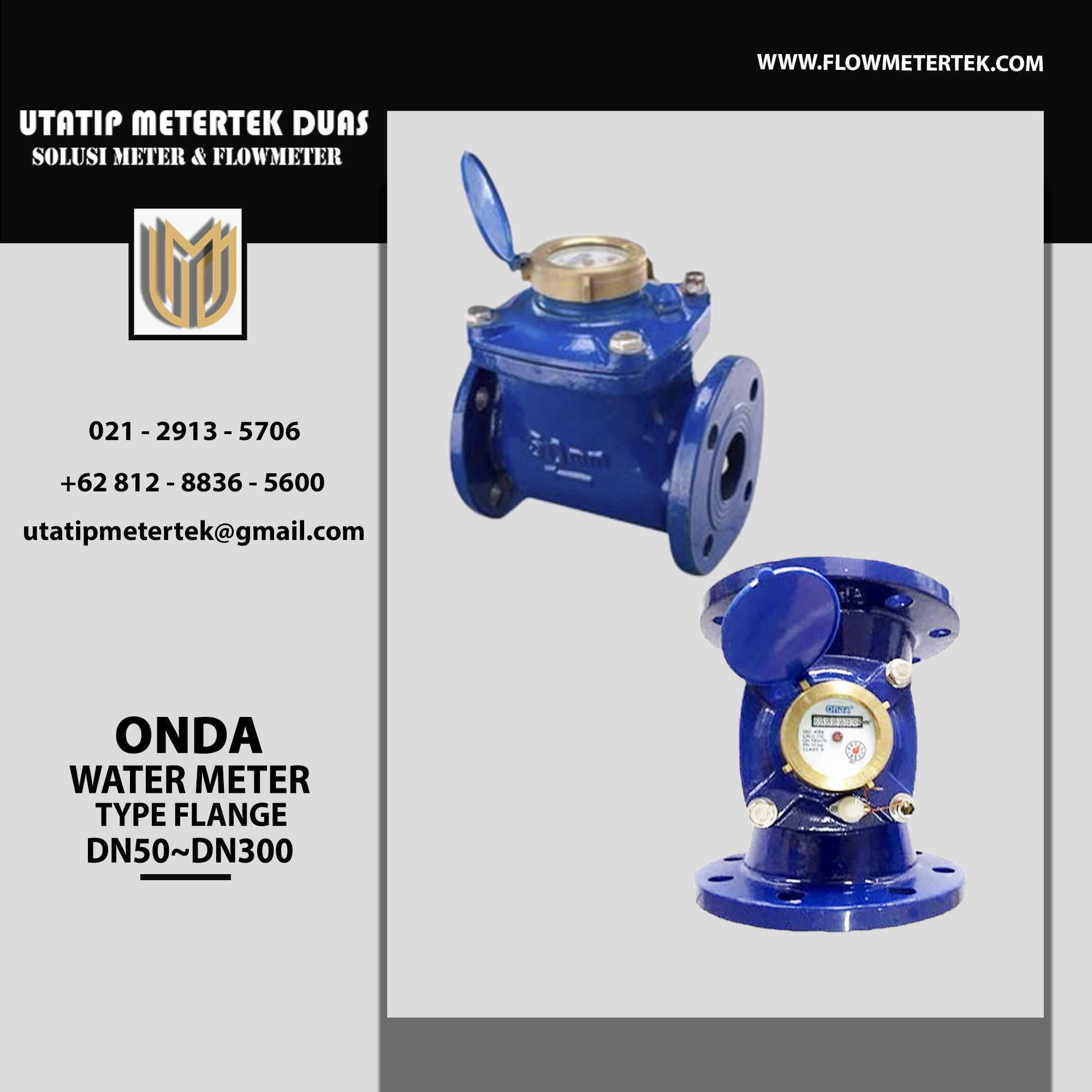 Onda Water Meter Type Flange