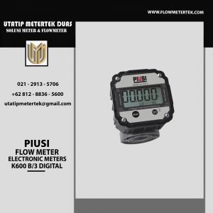 Piusi K600 B/3 Digital Flowmeter