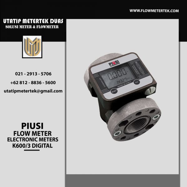 Piusi K600/3 Digital Flowmeter