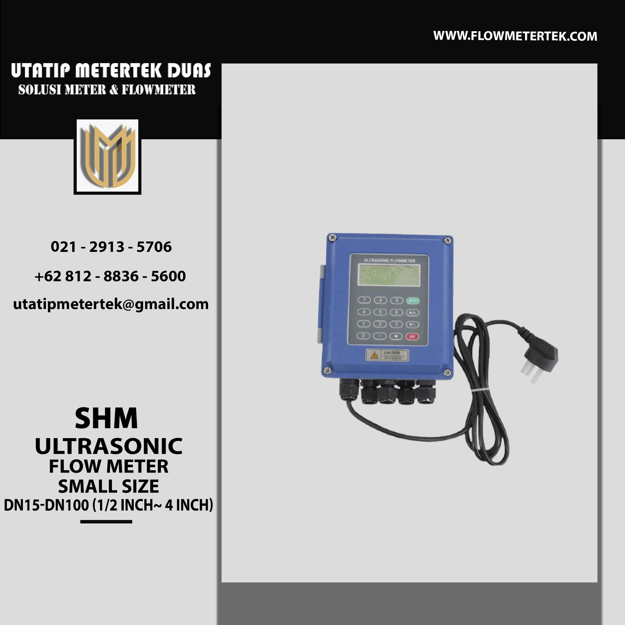 SHM Ultrasonic Flow Meter Small Size SHM Ultrasonic Flow Meter Small Size