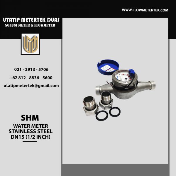 SHM Water Meter DN15 Stainless Steel