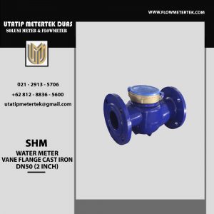 SHM Water Meter DN50 Vane Flange Cast Iron