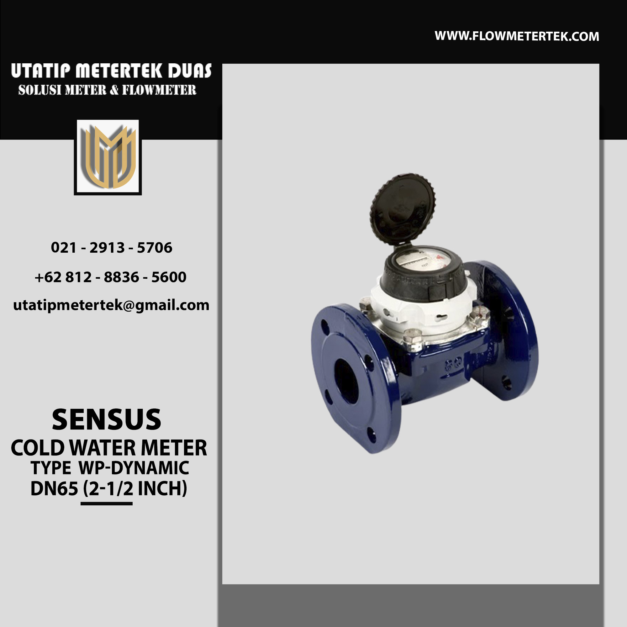 Sensus Cold Water Meter DN65 WP-Dynamic Sensus Cold Water Meter DN65 WP-Dynamic
