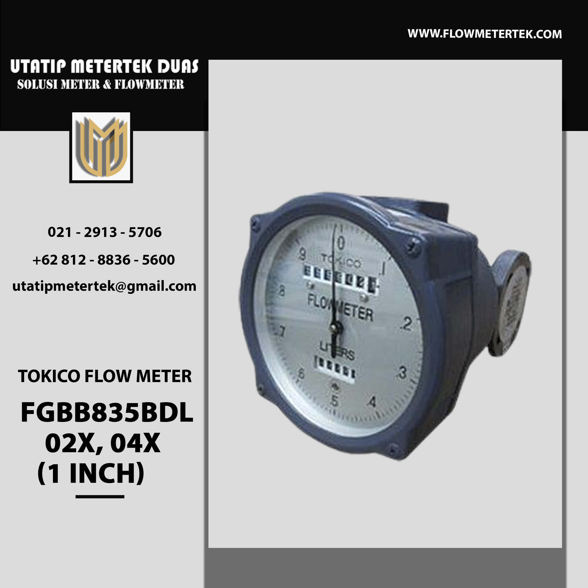 Tokico Flow Meter DN25 Tokico Flow Meter DN25